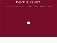 Tablet Screenshot of massifduchaux.com